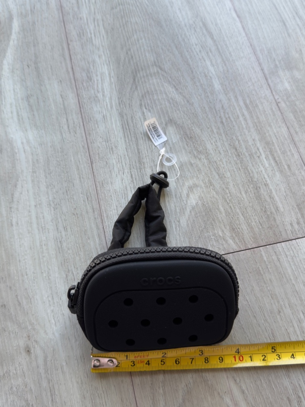CROCS Black Mini Zip Pouch